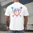 Baseball Drip I Was 6 Now I'm 7 67 Meme 7th Birthday Men's Back Print T-Shirt Baseball Drip I Was 6 Now I'm 7 67 Meme 7th Birthday Men's Back Print T-Shirt