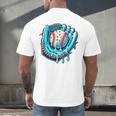 Baseball Drip Ice Cream Sprinkles Baseball Player Premium Tri-Blend Men's Back Print T-Shirt Baseball Drip Ice Cream Sprinkles Baseball Player Premium Tri-Blend Men's Back Print T-Shirt