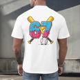 Baseball Drip Number 67 Player 67th Birthday Meme Gen Alpha Men's Back Print T-Shirt Baseball Drip Number 67 Player 67th Birthday Meme Gen Alpha Men's Back Print T-Shirt