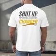 Baseball Fan Shut Up I'm Doing Game Changer Premium Tri-Blend Men's Back Print T-Shirt