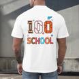 Baseball Football Basketball I Survived 100 Days Of School Men's Back Print T-Shirt