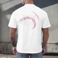 Baseball Hit Hard Run Fast Turn Left Men Boys Kid Teen Youth Premium Tri-Blend Men's Back Print T-Shirt Baseball Hit Hard Run Fast Turn Left Men Boys Kid Teen Youth Premium Tri-Blend Men's Back Print T-Shirt