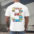 Baseball Ice Cream Drip Vehicles Youth Baseball Drip Premium Tri-Blend Men's Back Print T-Shirt