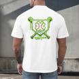 Baseball Icecream St Patrick's Day Lucky Charm Shamrock Drip Men's Back Print T-Shirt Baseball Icecream St Patrick's Day Lucky Charm Shamrock Drip Men's Back Print T-Shirt