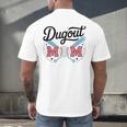 Baseball Mom – Proud Dugout Supporter Men's Back Print T-Shirt Baseball Mom – Proud Dugout Supporter Men's Back Print T-Shirt