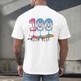 Baseball Player 100 Days Of School Sports Ice Cream Drip Premium Tri-Blend Men's Back Print T-Shirt Baseball Player 100 Days Of School Sports Ice Cream Drip Premium Tri-Blend Men's Back Print T-Shirt