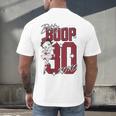 Betty Boop Baseball Logo Jersey With Stars Cute Cartoon Men's Back Print T-Shirt Betty Boop Baseball Logo Jersey With Stars Cute Cartoon Men's Back Print T-Shirt