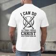 Christian Baseball Philippians 4 Men's Back Print T-Shirt Christian Baseball Philippians 4 Men's Back Print T-Shirt