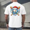 Christmas Baseball Drip For Boys Kids Ice Cream Drip Men's Back Print T-Shirt Christmas Baseball Drip For Boys Kids Ice Cream Drip Men's Back Print T-Shirt