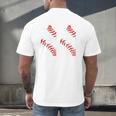 Distressed Baseball Number 44 Jersey Uniform Player Fan Men's Back Print T-Shirt Distressed Baseball Number 44 Jersey Uniform Player Fan Men's Back Print T-Shirt