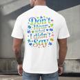 Don’t Hear What I Didn’t Say Autism Awareness Valentine Raglan Baseball Tee Men's Back Print T-Shirt Don’t Hear What I Didn’t Say Autism Awareness Valentine Raglan Baseball Tee Men's Back Print T-Shirt
