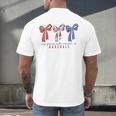 My Favorite Season Is Baseball Coquette Bow Game Day Mom Sis Men's Back Print T-Shirt My Favorite Season Is Baseball Coquette Bow Game Day Mom Sis Men's Back Print T-Shirt