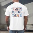 Game Day Baseball Lover Coquette Bow Girl Women Kid Mom Mama Men's Back Print T-Shirt