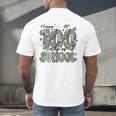 Happy 100th Day Of School Baseball Camo Boys Kids Toddler Men's Back Print T-Shirt Happy 100th Day Of School Baseball Camo Boys Kids Toddler Men's Back Print T-Shirt