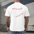 Hit Hard Run Fast Turn Left Baseball Player & Fan Premium Tri-Blend Men's Back Print T-Shirt