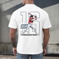 Jarren Duran Boston MLB Baseball Players MLBJDU202M Men's Back Print T-Shirt