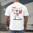 Jarren Duran Boston MLB Baseball Players MLBJDU204M Men's Back Print T-Shirt Jarren Duran Boston MLB Baseball Players MLBJDU204M Men's Back Print T-Shirt
