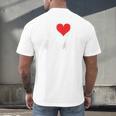 I Love Mamie Heart Grandma Grandmother Grandparent Raglan Baseball Tee Men's Back Print T-Shirt I Love Mamie Heart Grandma Grandmother Grandparent Raglan Baseball Tee Men's Back Print T-Shirt