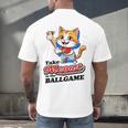 Take Meowt To The Ball Game Tee Slugger Cat Baseball Men's Back Print T-Shirt Take Meowt To The Ball Game Tee Slugger Cat Baseball Men's Back Print T-Shirt