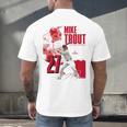 Mike Trout Los Angeles A MLB Baseball Players MLBMTR304N Men's Back Print T-Shirt Mike Trout Los Angeles A MLB Baseball Players MLBMTR304N Men's Back Print T-Shirt