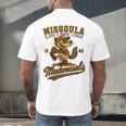 Missoula Mudweasels Retro Minor League Baseball Men's Back Print T-Shirt Missoula Mudweasels Retro Minor League Baseball Men's Back Print T-Shirt