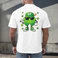 Shamrocks Playing Baseball St Patricks Day 6 7 Meme Men Boys Men's Back Print T-Shirt