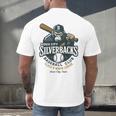 Sioux City Silverbacks Retro Minor League Baseball Men's Back Print T-Shirt