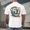 Six Seven Baseball Lifestyle 67 Meme Gen Alpha Slang Premium Tri-Blend Men's Back Print T-Shirt Six Seven Baseball Lifestyle 67 Meme Gen Alpha Slang Premium Tri-Blend Men's Back Print T-Shirt