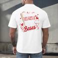 Stealing Hearts Like I Steal Bases Softball Baseball Batter Men's Back Print T-Shirt Stealing Hearts Like I Steal Bases Softball Baseball Batter Men's Back Print T-Shirt