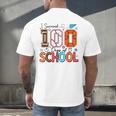 I Survived 100 Days Baseball Football Basketball School Kids Men's Back Print T-Shirt I Survived 100 Days Baseball Football Basketball School Kids Men's Back Print T-Shirt