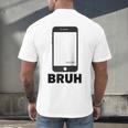 Texted First Bruh Seen Message Valentine's Day Humor Raglan Baseball Tee Men's Back Print T-Shirt Texted First Bruh Seen Message Valentine's Day Humor Raglan Baseball Tee Men's Back Print T-Shirt