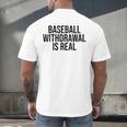 Vintage Baseball Withdrawal Is Real Premium Tri-Blend Men's Back Print T-Shirt
