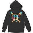10 Years Old 10th Birthday Baseball Ice Cream Dripping Boys Unisex Hoodie 10 Years Old 10th Birthday Baseball Ice Cream Dripping Boys Unisex Hoodie