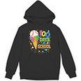 100 Days Of School Baseball Ice Cream Drip Boys Kids Player Unisex Hoodie 100 Days Of School Baseball Ice Cream Drip Boys Kids Player Unisex Hoodie