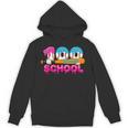 100 Days Of School Baseball Ice Cream Drip For Teacher Kid Unisex Hoodie
