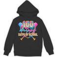 100 Drippy Days Of School Baseball Ice Cream Drip Boys Kids Unisex Hoodie