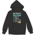 10th Perfect Birthday Reading 10 Years Old Book Lover Unisex Hoodie