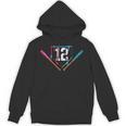 12th Birthday Baseball Ice Cream Drip 12 Years Old Boy Kids Unisex Hoodie