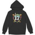 17th Birthday Baseball Drip Number 17 Year Old Birthday Boy Unisex Hoodie