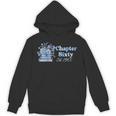 1966 Chapter Sixty 60th Birthday Blue Toile Floral Book Unisex Hoodie 1966 Chapter Sixty 60th Birthday Blue Toile Floral Book Unisex Hoodie