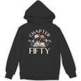 1976 Chapter Fifty 50th Birthday Decorations Wildflower Book Unisex Hoodie