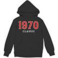 55 Year Old 1970 Classic Baseball Fan 55th Birthday Unisex Hoodie