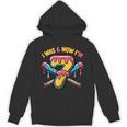 I Was 6 Now I'm 7 Dripping Ice Cream Baseball 67 Drip Unisex Hoodie