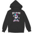 67 Meme Six Seven Bruh Baseball Ice Cream Drip Unisex Hoodie