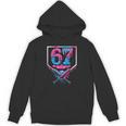 67 Six Seven Baseball Ice Cream Drip Cool Meme 67 Unisex Hoodie