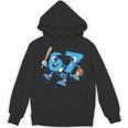 67 Six Seven Italian Brainrot Kid Baseball 67 Meme Christmas Unisex Hoodie