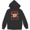 8 Year Old Boys Awesome Since 2018 Baseball Birthday Unisex Hoodie