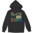 Adventure Starts With Books Jungle Animals Kids Reading Them Unisex Hoodie