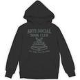 Antisocial Book Club Less Talk More Reading Unisex Hoodie