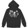 Armed With Knowledge Book Loving Octopus Librarian Art Unisex Hoodie